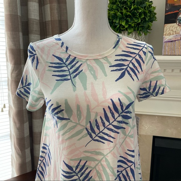 XXS LuLaRoe Jessie Dress Summer Short Sleeves NWT - Picture 3 of 12